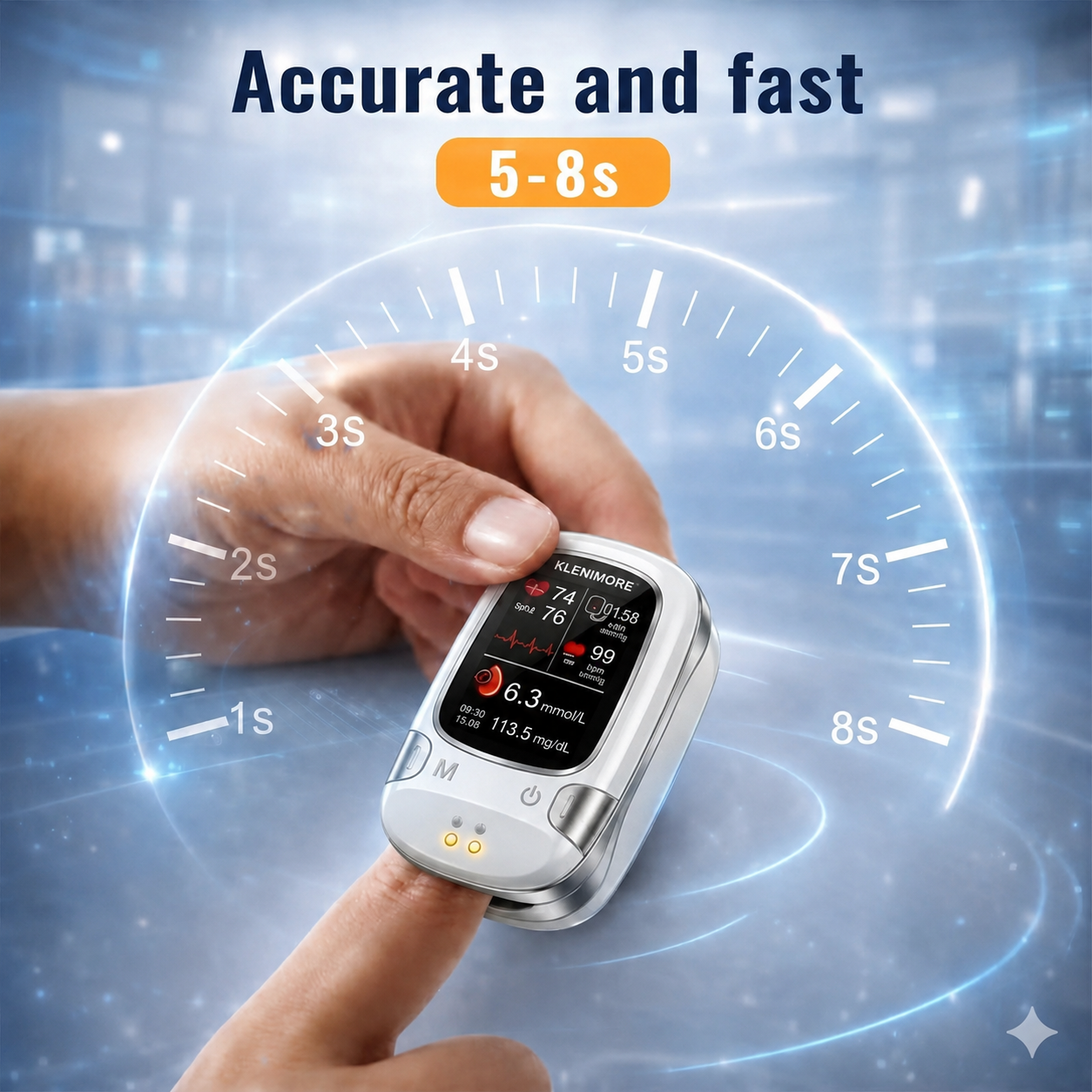 🔥Final 3 Hours: 70% OFF🏆Develops Newly Launched Non-Invasive Smart Blood Sugar Tracking Device✅