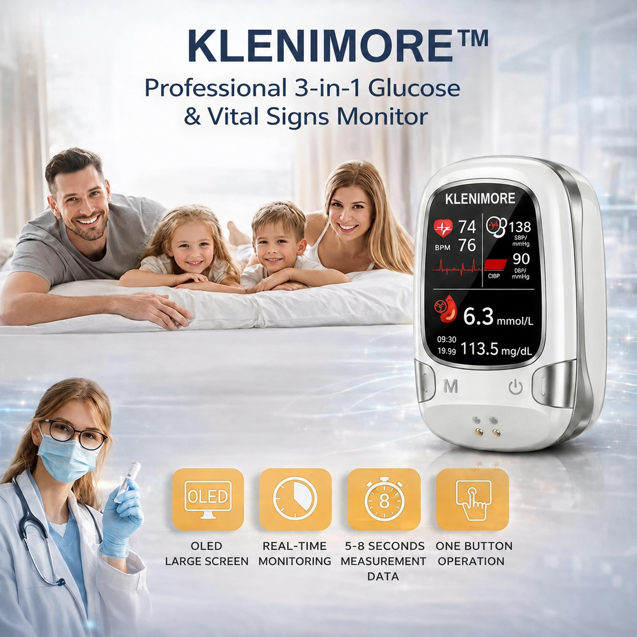 🔥Final 3 Hours: 70% OFF🏆Develops Newly Launched Non-Invasive Smart Blood Sugar Tracking Device✅