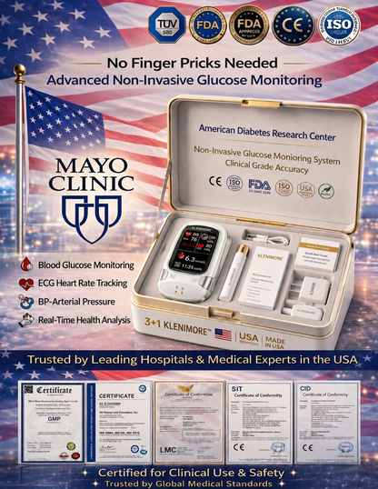 🔥Final 3 Hours: 70% OFF🏆Develops Newly Launched Non-Invasive Smart Blood Sugar Tracking Device✅