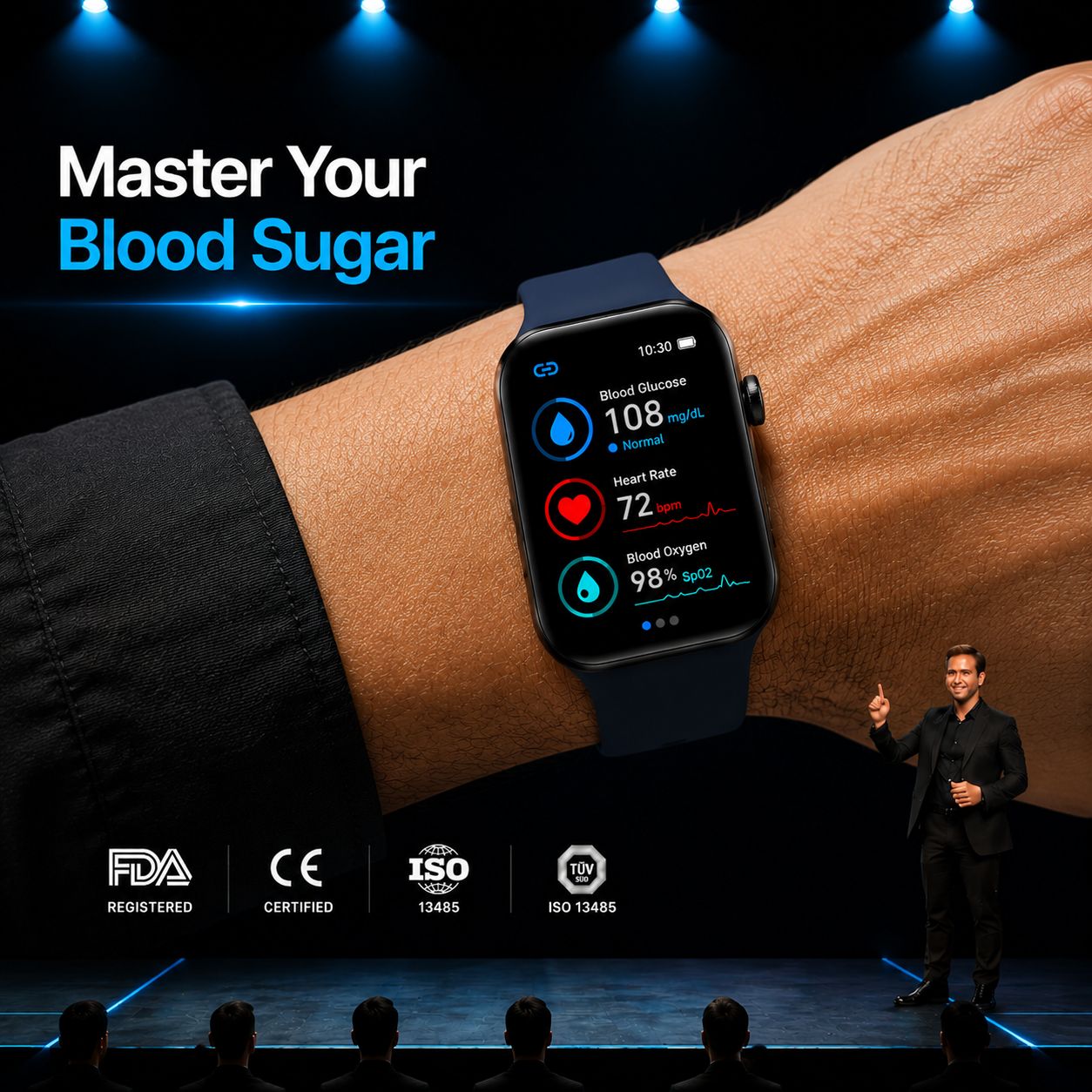 🎉 80% OFF Launch Offer 🔥 Pryxo™ X10 Non-Invasive SmartWatch
