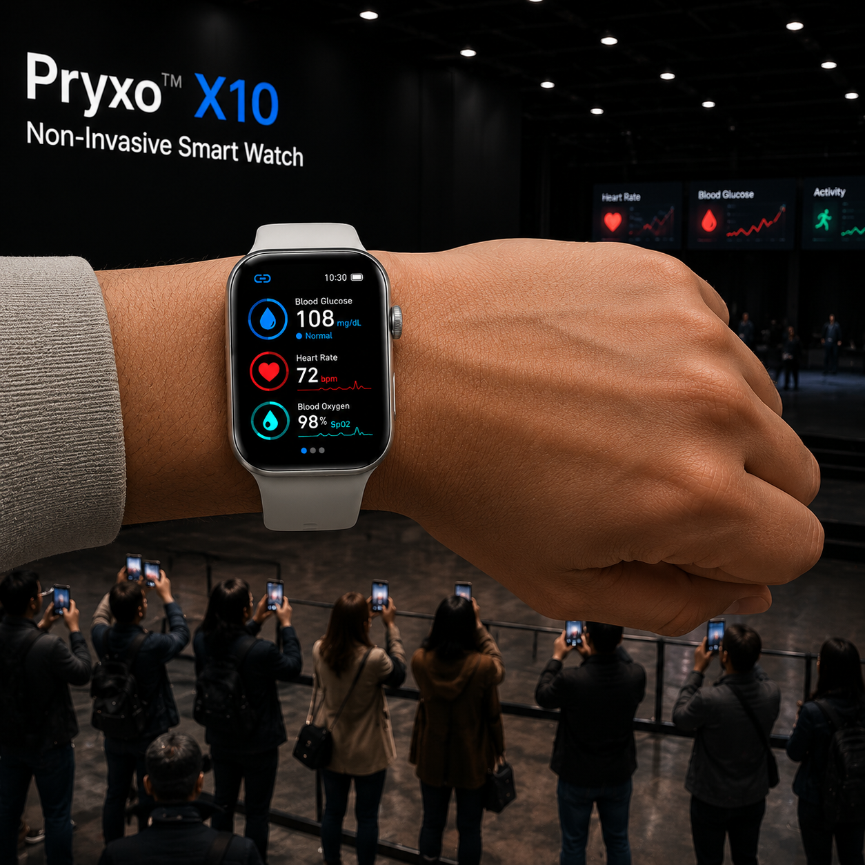 🎉 80% OFF Launch Offer 🔥 Pryxo™ X10 Non-Invasive SmartWatch