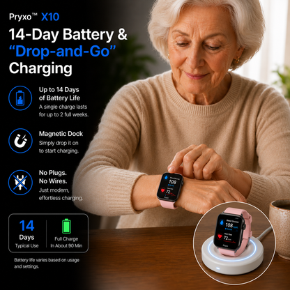 🎉 80% OFF Launch Offer 🔥 Pryxo™ X10 Non-Invasive SmartWatch