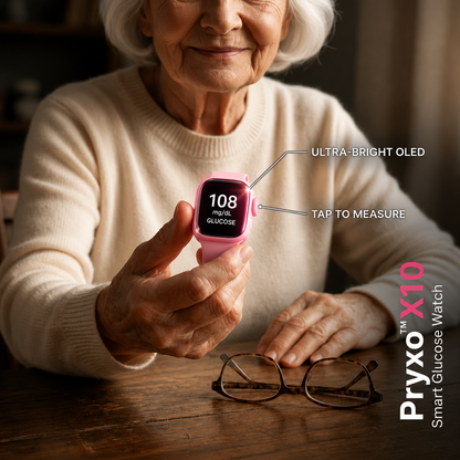 🎉 80% OFF Launch Offer 🔥 Pryxo™ X10 Non-Invasive SmartWatch